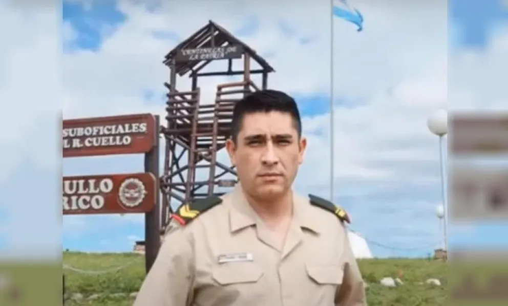 El gendarme sanjuanino Fabricio Cortez.