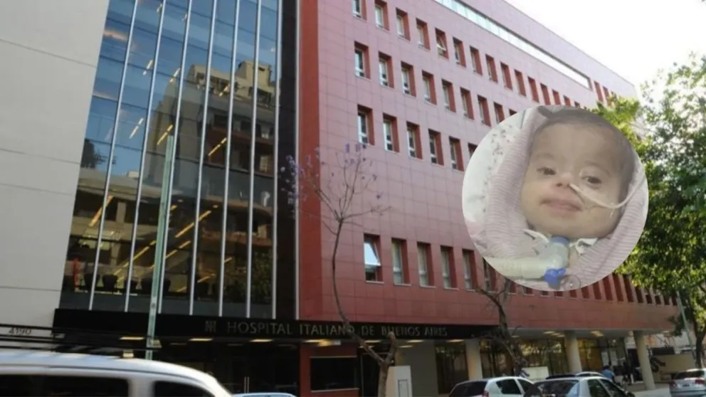 Emilia, la criatura sanjuanina de 4 meses, se encuentra internada en el Hospital Italiano.