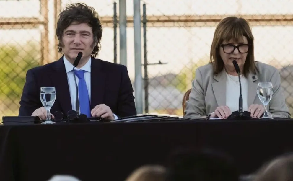 Javier Milei y Patricia Bullrich.