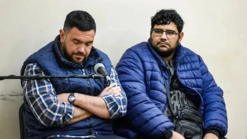 Los hermanos Martín Esequiel y Eber Elías Zapata.