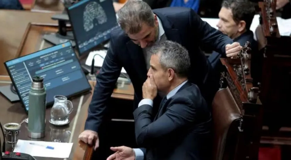 Martín Menem, durante una sesión en la Cámara de Diputados.