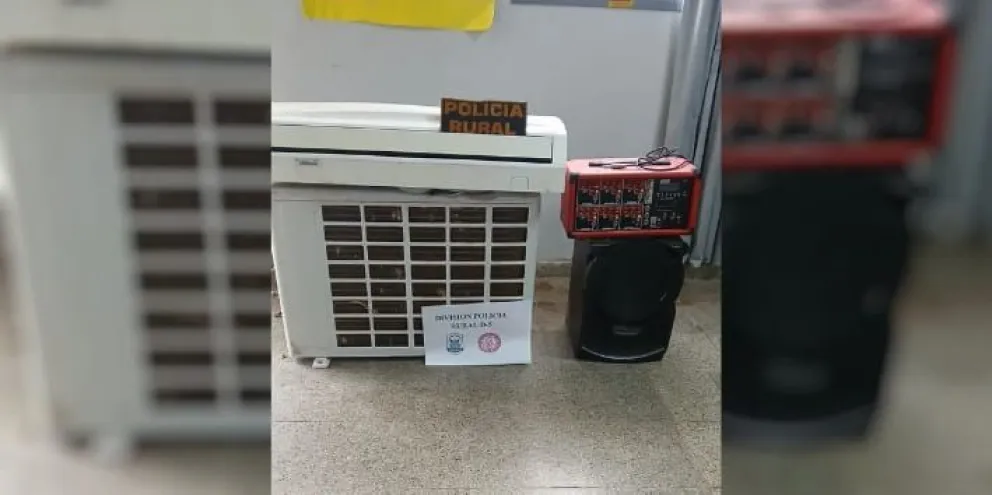 Elementos encontrados en el allanamiento