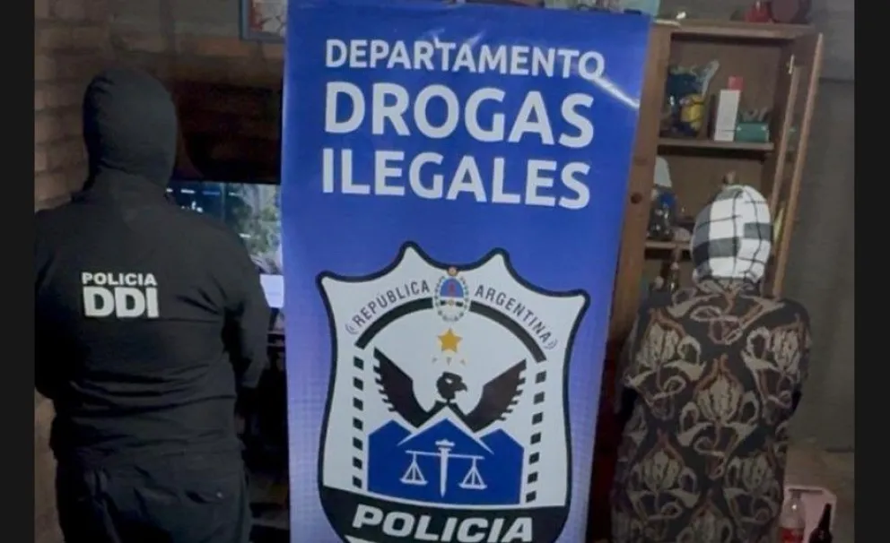 La mujer, de 46 años, detenida en la Villa Chacabuco.