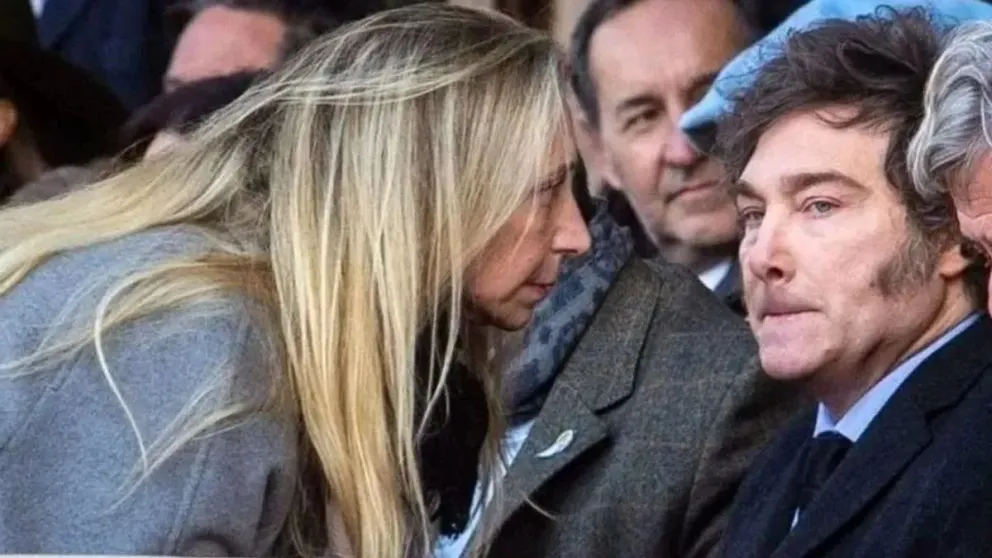 Javier y Karina Milei.