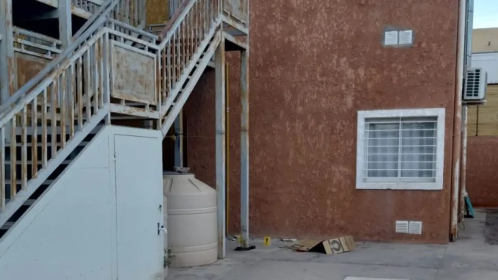 La zona del accidente en el interior del barrio Del Bono Green.