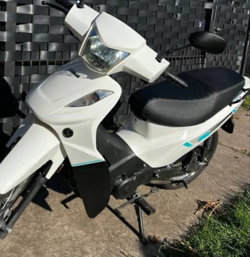 La moto que fue robada y recuperada.