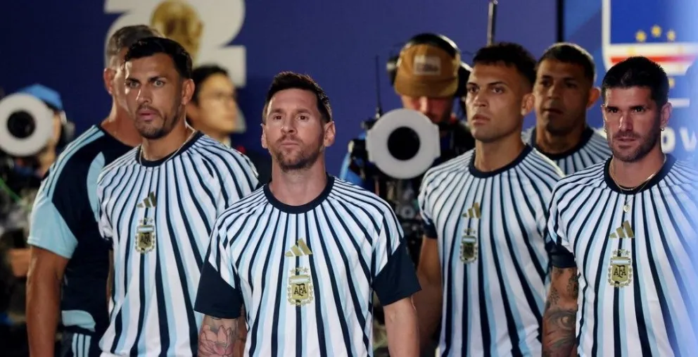 Messi, en su llegada al estadio Hard Rock Stadium de Miami.