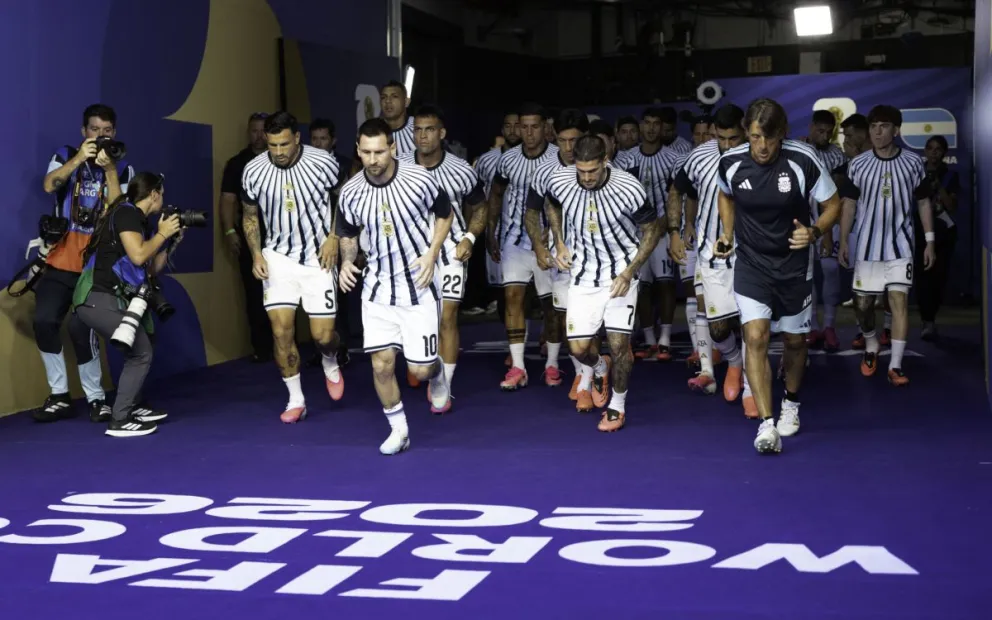 Messi, en su llegada al estadio Hard Rock Stadium de Miami.