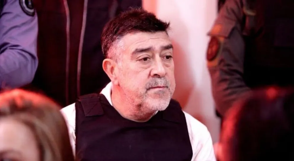 El exmarino sanjuanino, Carlos Pérez, durante el juicio en Corrientes.