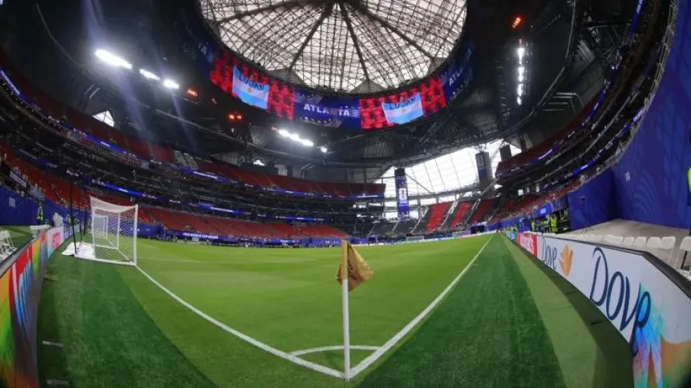 El estadio donde se disputará la semifinal Argentina - Inglaterra. 