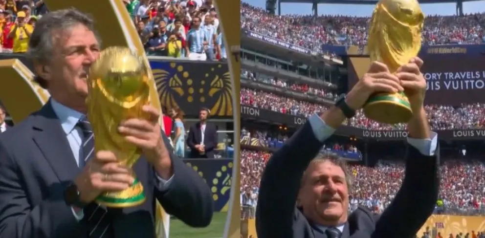 Mario Kempes y la Copa del mundo.