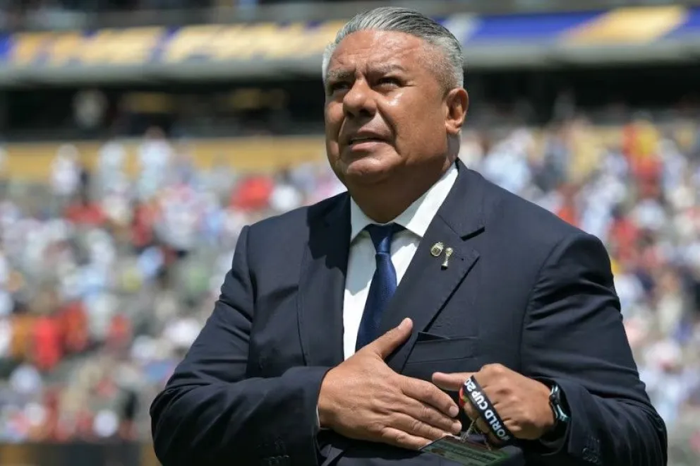 El sanjuanino, Claudio Tapia, preside la AFA desde el 2017.