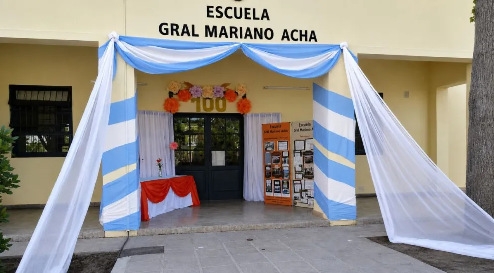 En una de las escuelas en las que se desempeñaba el docente era la General Mariano Acha, de Pocito. También cumplía tareas en la Saavedra Lamas.