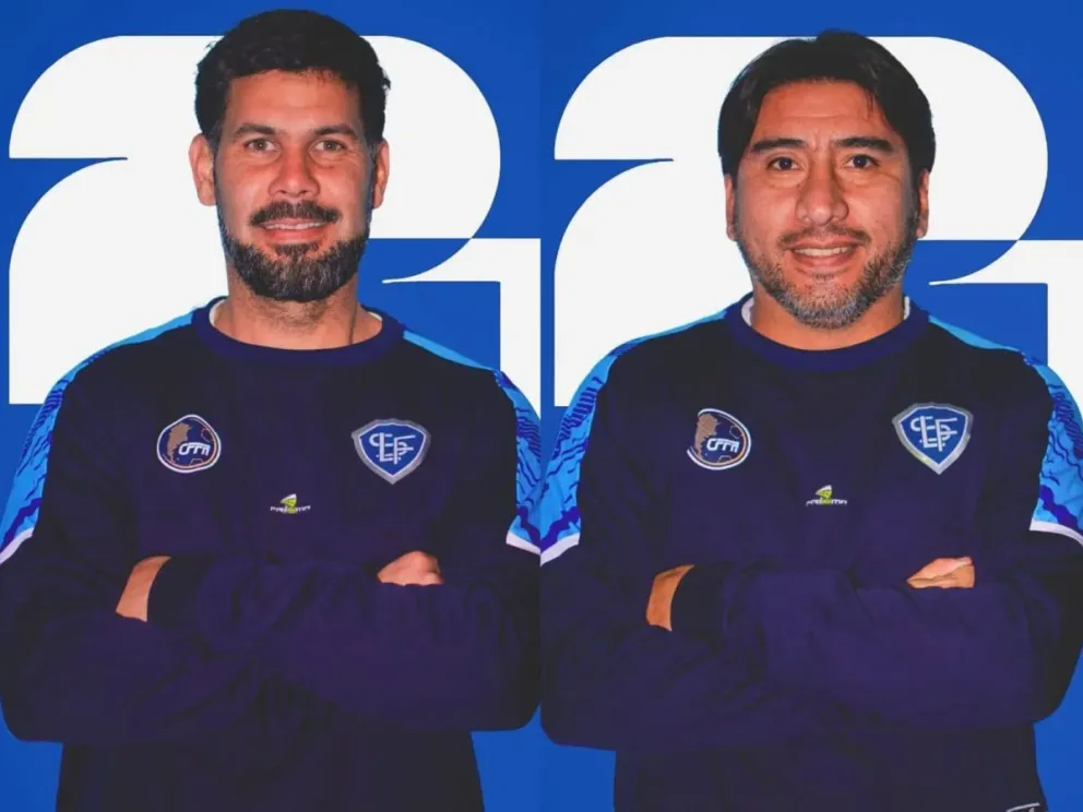 De izquierda a derecha: Juan José Corzo y Daniel Garipe, la dupla técnica para afrontar la Copa País 2026. 