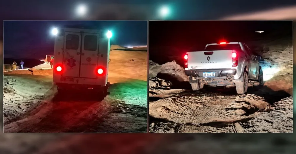 Imagen del operativo dispuesto ayer, tras el hallazgo del helicóptero