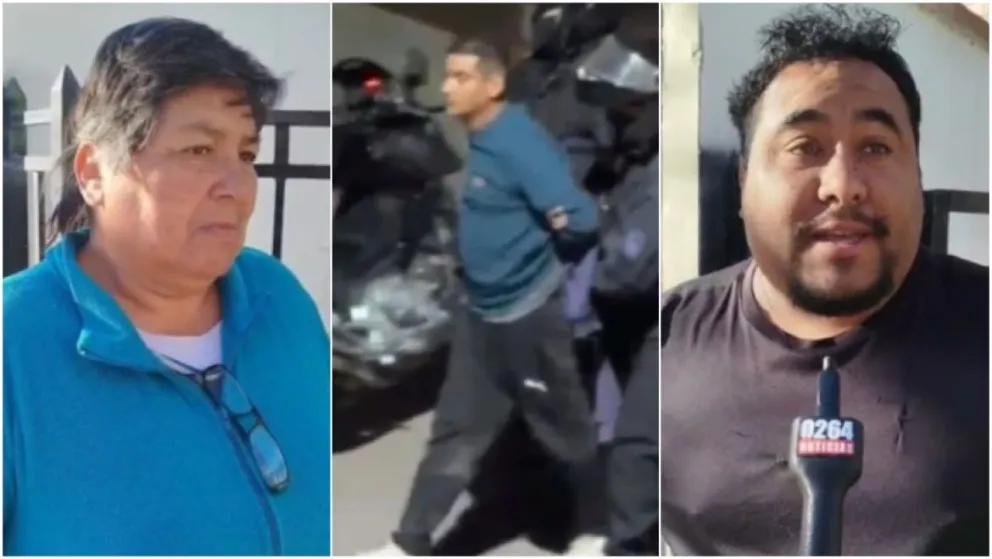 El momento de la detención del femicida de Gemma Álvarez, y los vecinos que brindaron declaraciones tras la apresión de Marin.