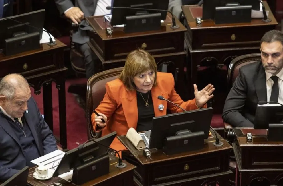 La senador Patricia Bullrich.