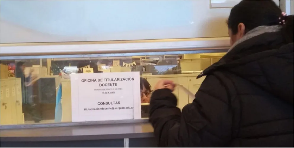 La oficina de titularización comenzó a trabajar aportando información a los docentes. 