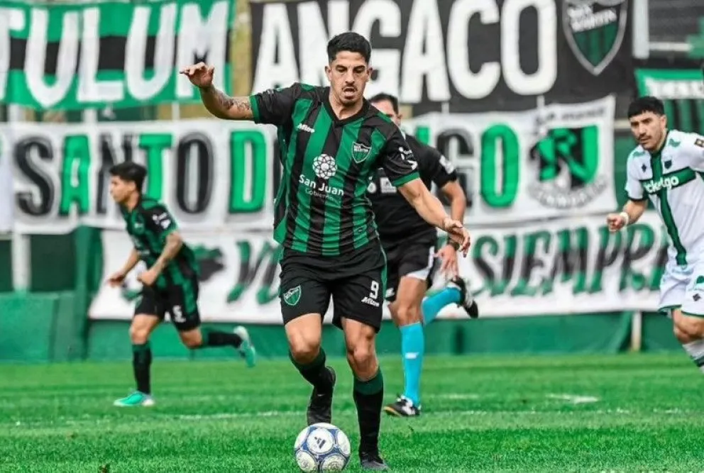 Nazareno Fúnez, el goleador de San Martín en la temporada.