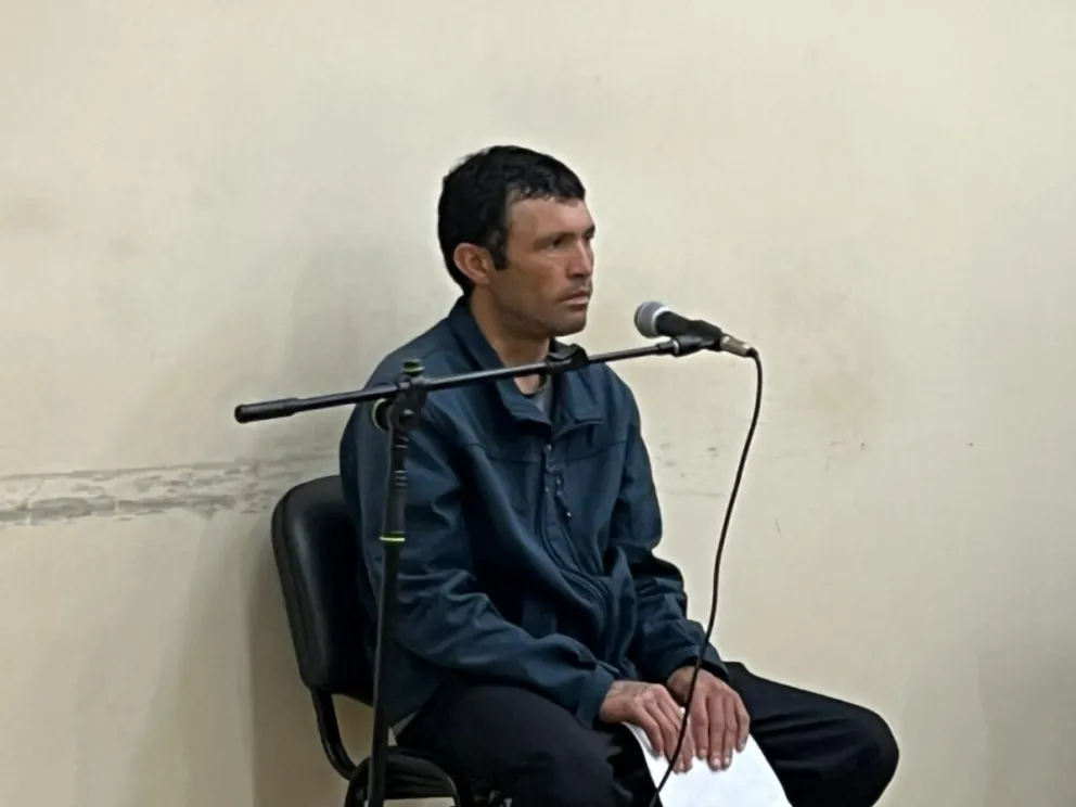 Gamboa este jueves en la audiencia donde fue sobreseído del crimen del jubilado de Mario Alday, hecho que ocurrió en agosto del 2025: Foto 0264Noticias.