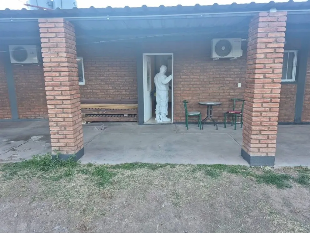 El departamento donde vivía Camilia y Carlos Riveros en Barreal, Calingasta. 