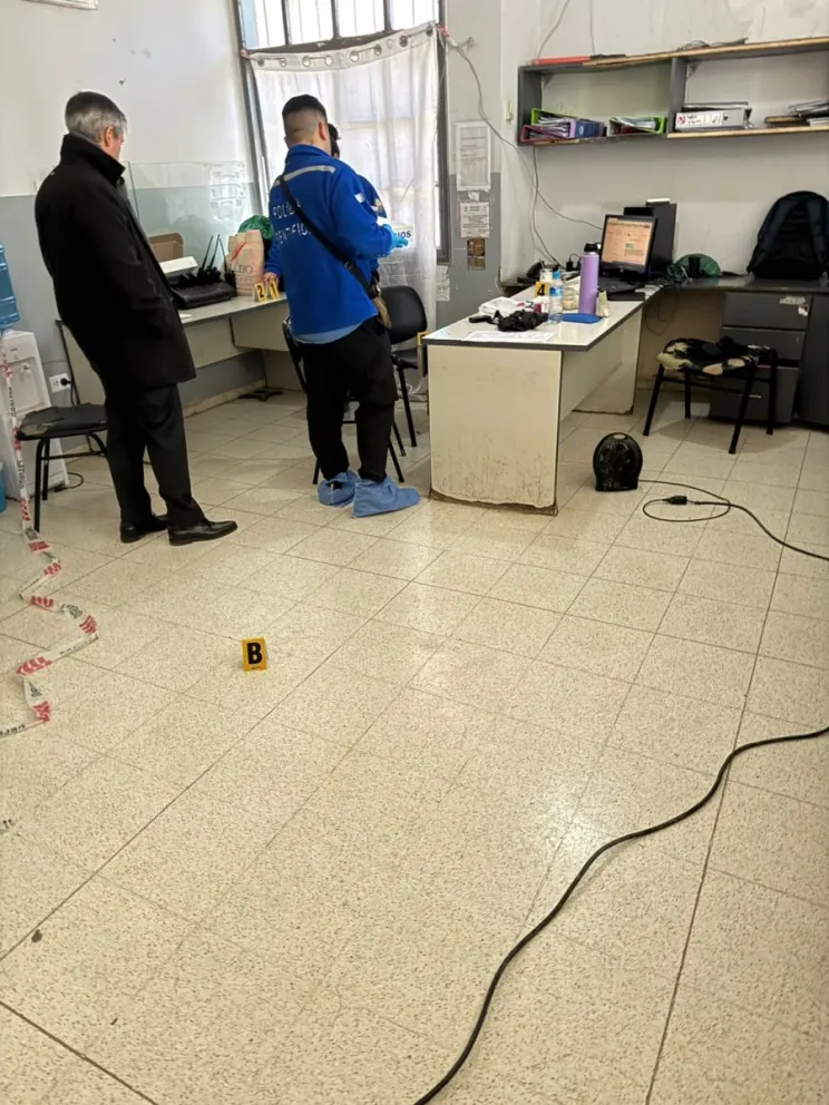 El espacio de la Comisaria 34º, en La Bebida, donde ocurrió el incidente esta mañana.