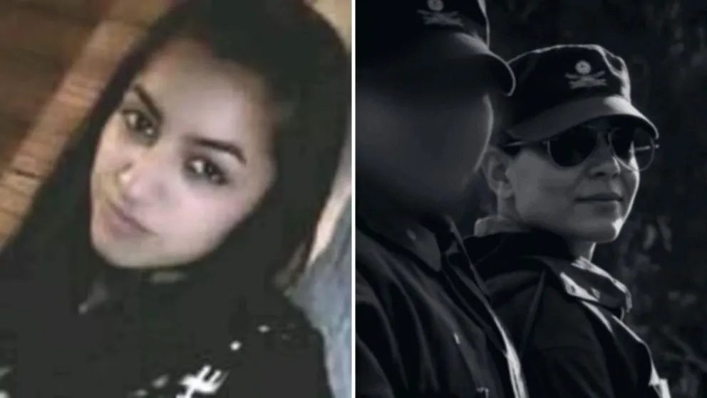 Pamela Rodríguez, de 19 años, fue degollada por su expareja en el 2020. A la derecha, Camila Vechiarello fue asesinada este domingo y su esposo, Carlos Riveros, se encuentra detenido como principal sospechoso.