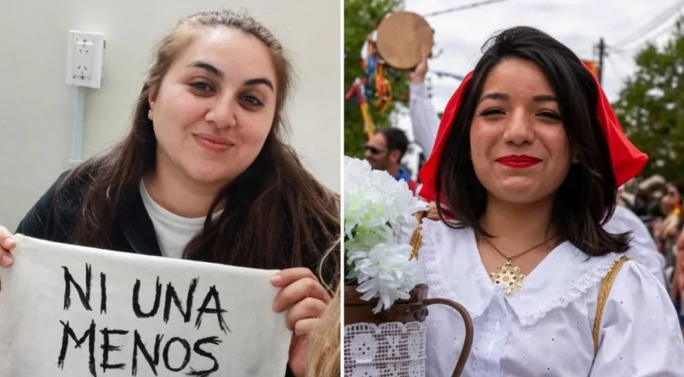 Gemma Álvarez, a la izquierda, y Camila Vecchiarello, las víctimas de femicidios en San Juan en lo que va del 2026.