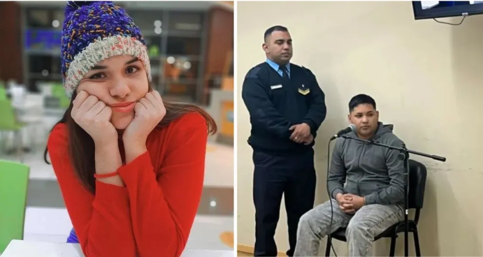 La agente de la Policía, María Sol Jofré, y su compañero, Cristian Albarracín, de quien recibió un disparo el pasado lunes en la Comisaría 34º.