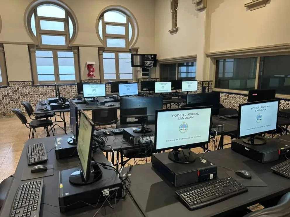 La Sede Académica Judicial, en el Sirio Libanés, donde rinden los aspirantes a ingresar al Poder Judicial.