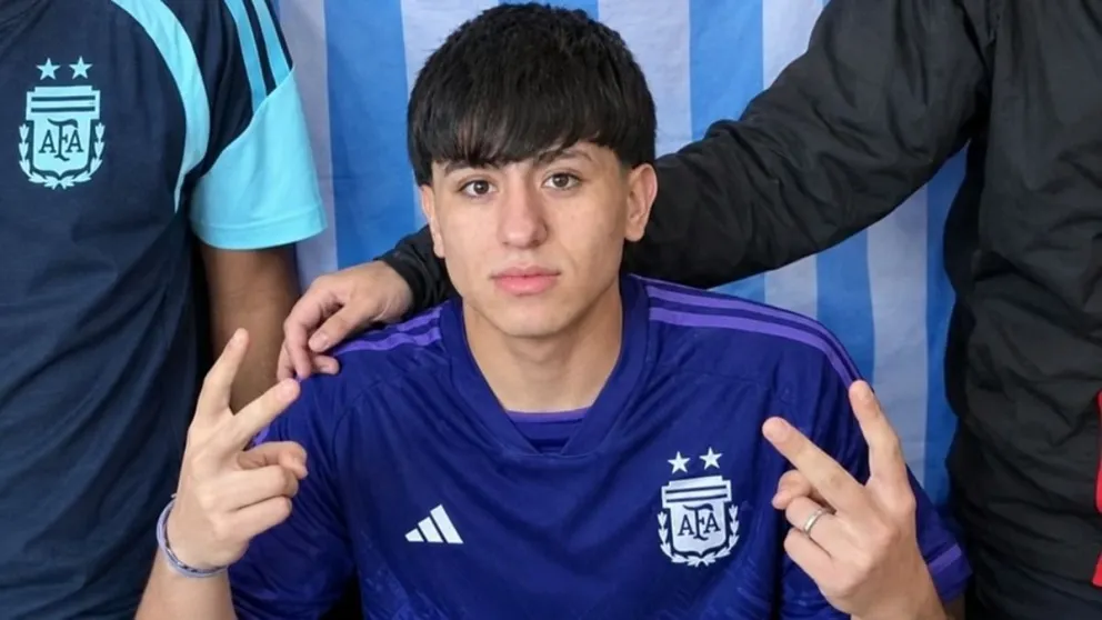 Éste era Uriel Ríos, asesinado esta madrugada en Pocito, tras una fiesta privada por el Día del Estudiante.