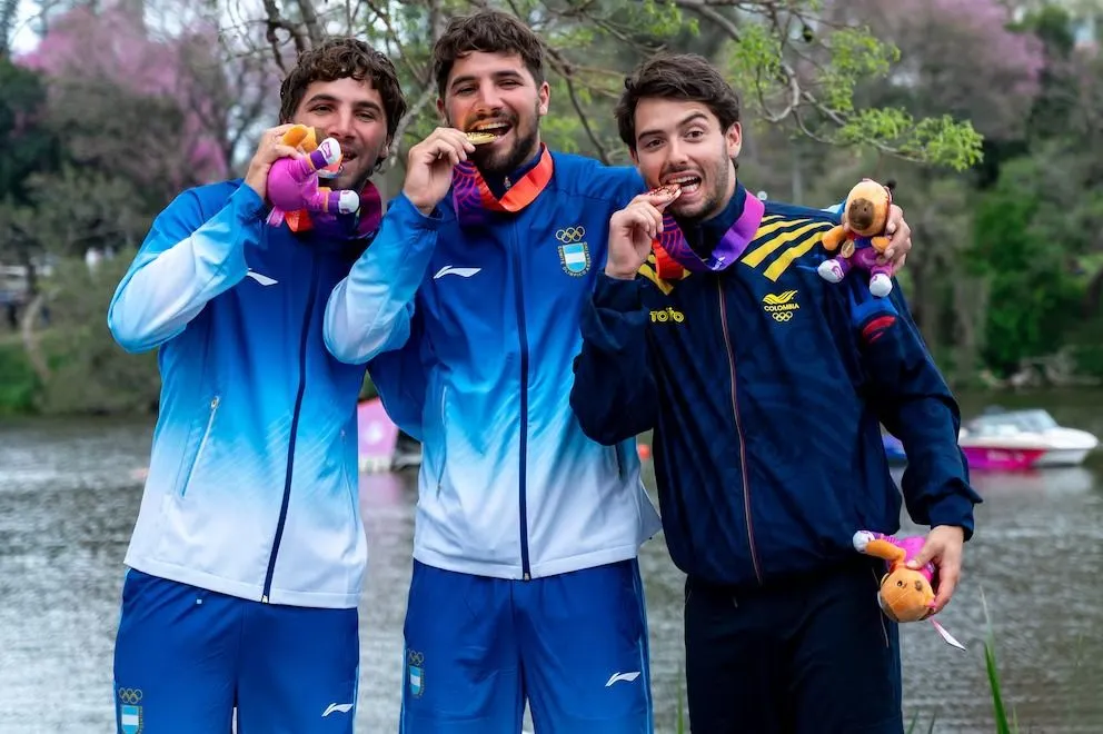El podio del esquí náutico y wakeboard se vistió de celeste y blanco con 11 medallas.