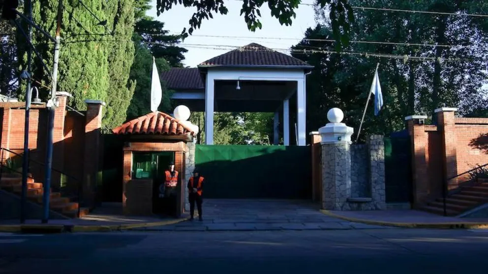 Uno de los ingresos a la Quinta de Olivos.