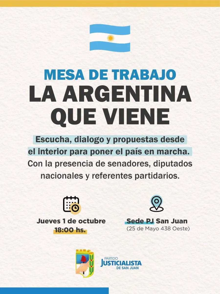LA INVITACI&Oacute;N DEL PJ PARA LOS DIRIGENTES 