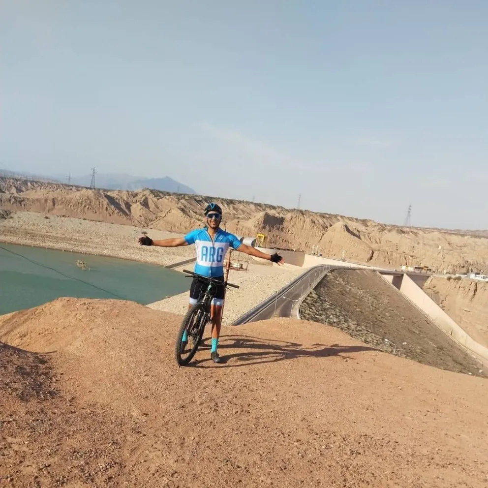 Comastri y su pasión por el mountainbike.