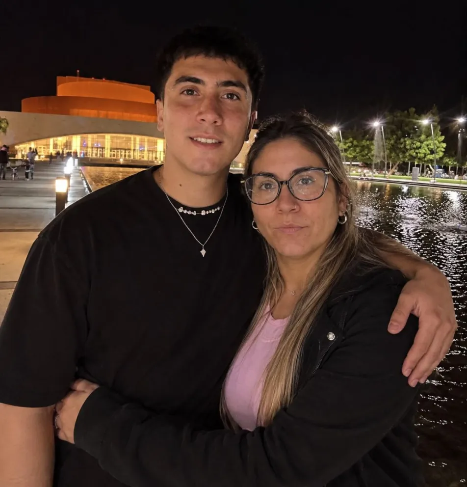Lucas y Ana, juntos. 