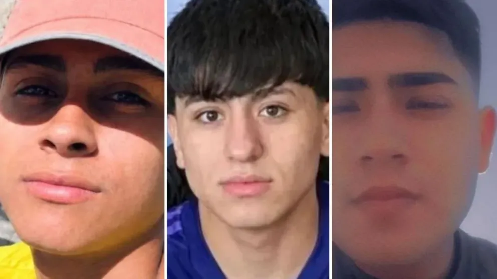 De izquierda a derecha:  Gonzalo Quinteros, Uriel Ríos y Germán Galleguillo.

