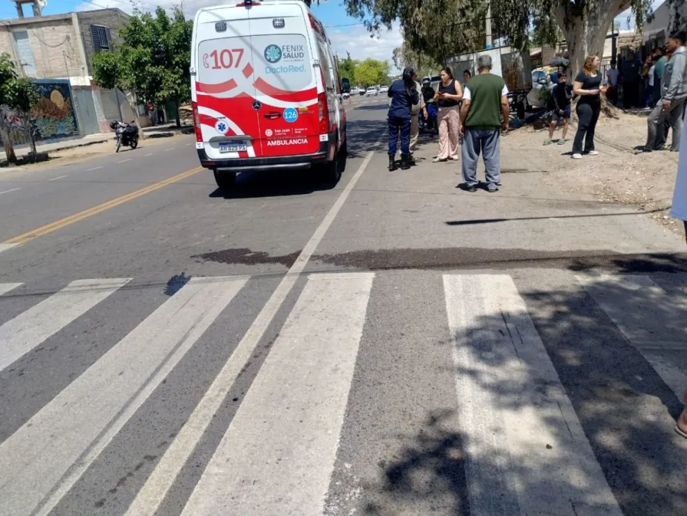 El lugar del accidente que le costó la vida a un hombre de 77 años, en Rawson.